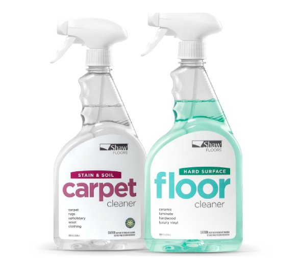 Shaw Flooring Care bottles